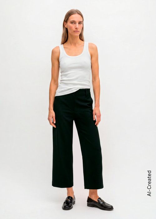 Regular tank top — White