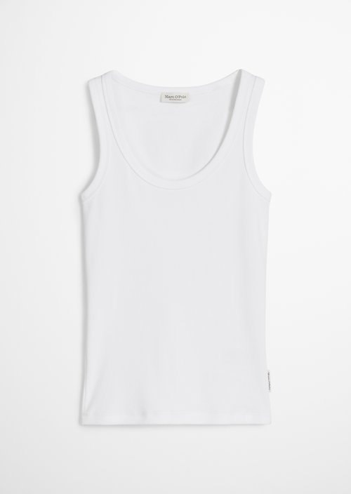 Regular tank top — White
