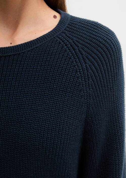 Trui met ronde hals los Night Sky in detailaanzicht