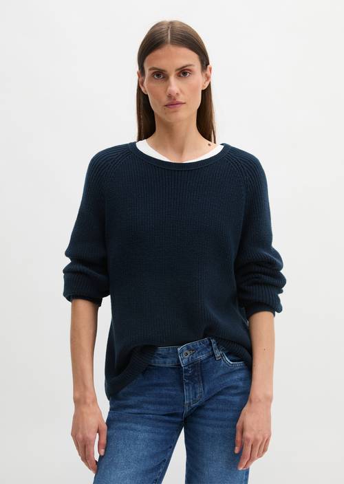 Trui met ronde hals los Night Sky in vooraanzicht