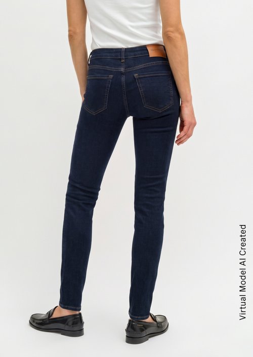 Jeans model Alby slim — Clean Dark Blue Wash