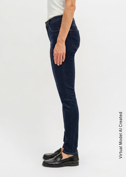 Jeans model Alby slim — Clean Dark Blue Wash