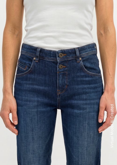 Jeans model Theda boyfriend — Commercial Dark Blue Wash