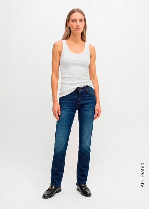Jeans model Alby slim — Commercial Dark Blue Wash