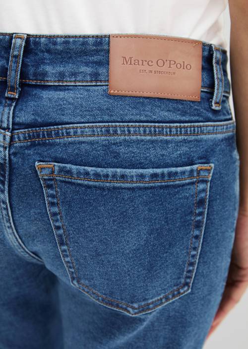 Jeans modello Alby dritti Salt And Pepper Mid Blue Wash in vista dettagliata