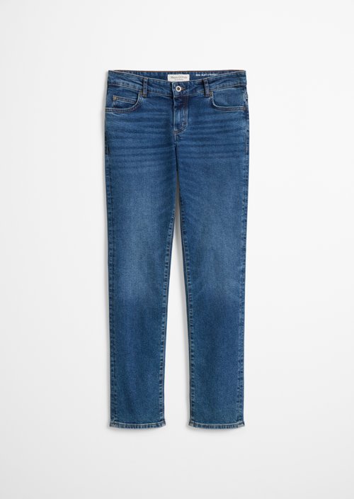 Jeans model Alby straight — Salt And Pepper Mid Blue Wash