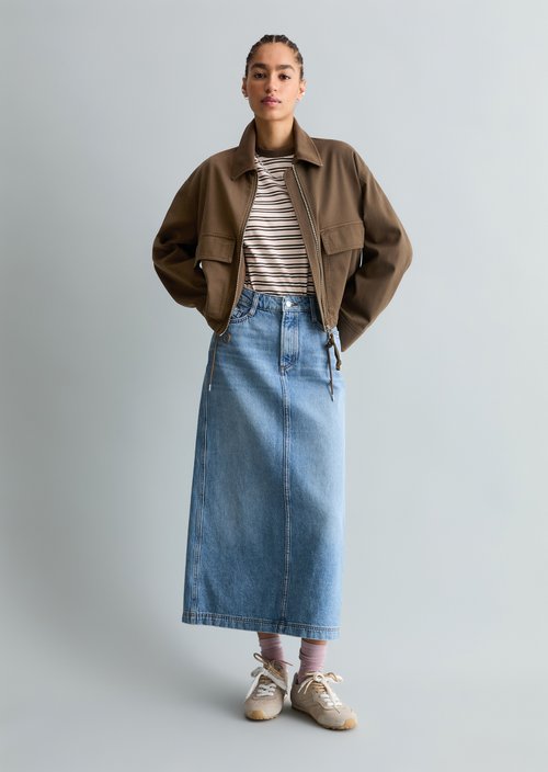 Twill jacket regular — Hazelnut Brown
