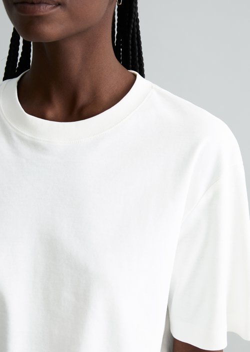T-shirt regular — Silky White