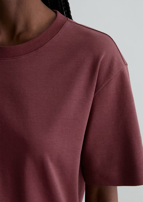 T-shirt regular — Merlot Red