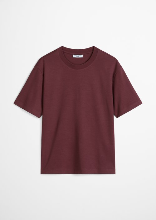 T-shirt regular — Merlot Red