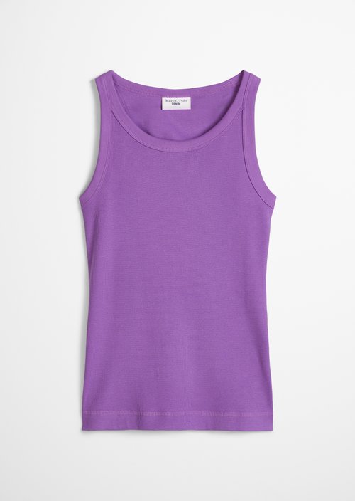 DfC ribbed tank top slim — Grand Violet