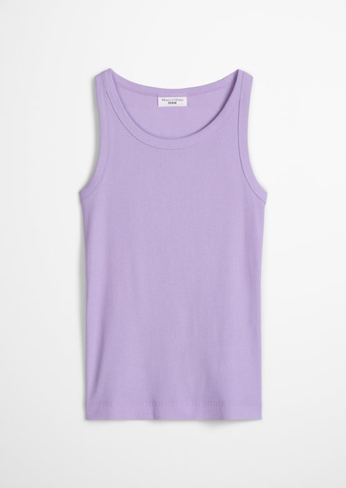 DfC ribbed tank top slim — Wild Orchid