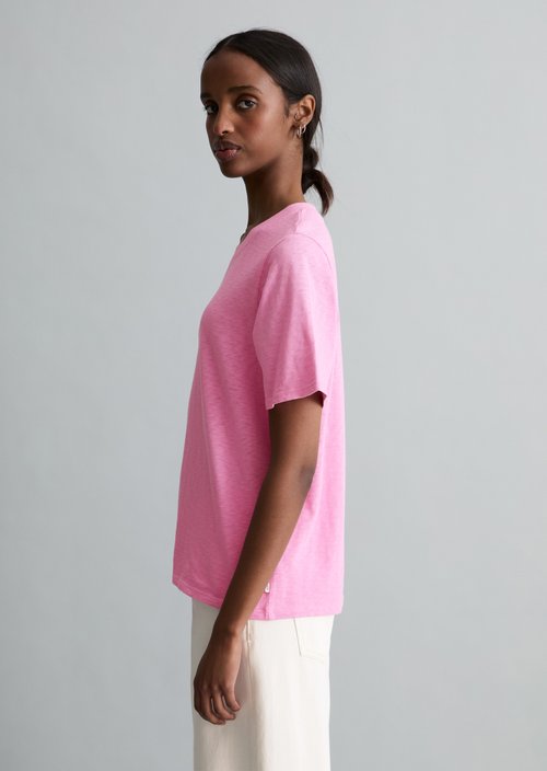 DfC slub jersey T-shirt loose — Pale Bubblegum