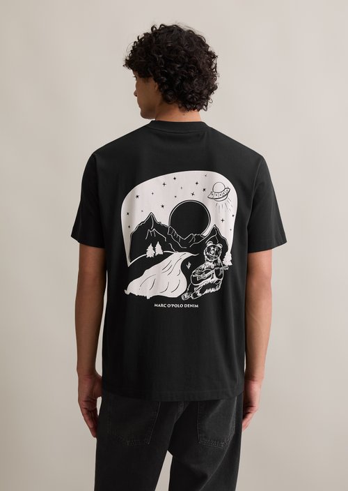 Relaxed-fit T-shirt — Black