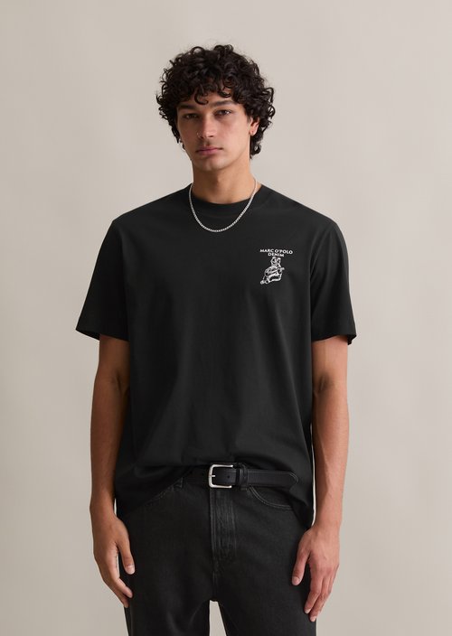 Relaxed-fit T-shirt — Black