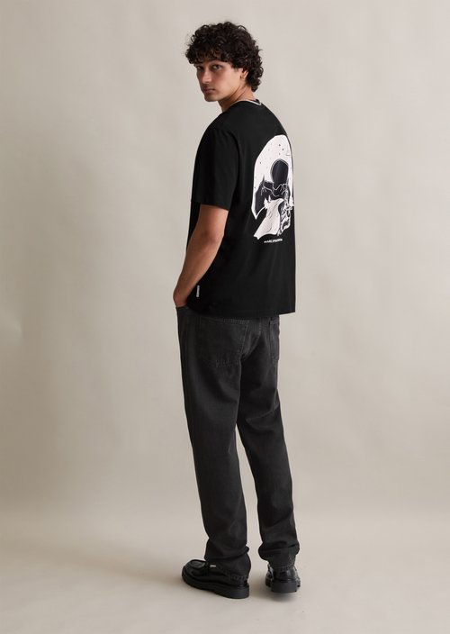 Relaxed-fit T-shirt — Black