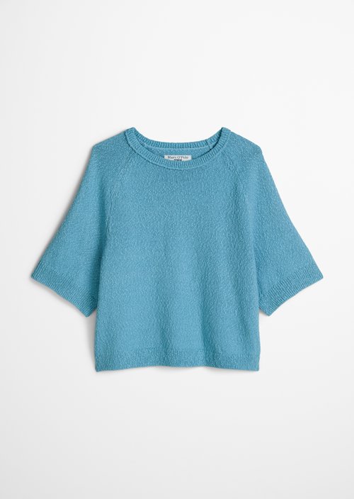 Regular short-sleeved sweater — Blue Dawn