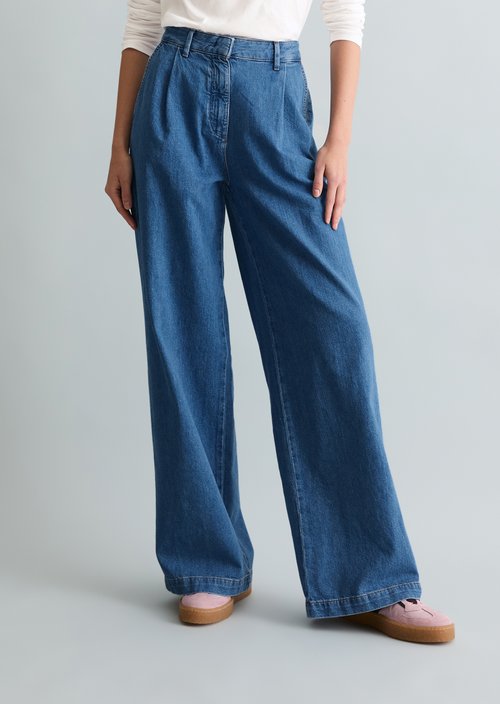Jeans model Tomma wide — Medium Blue