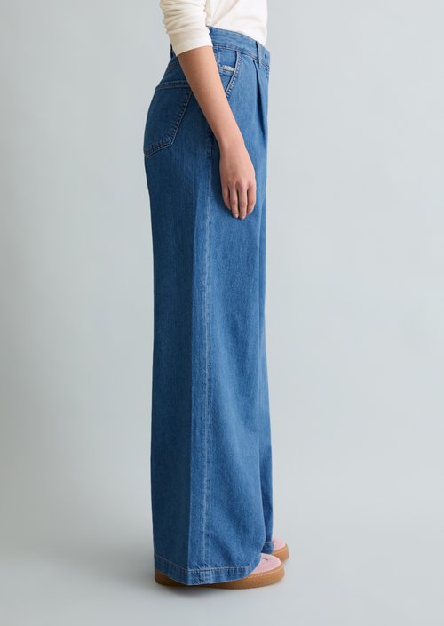 Jeans model Tomma wide — Medium Blue
