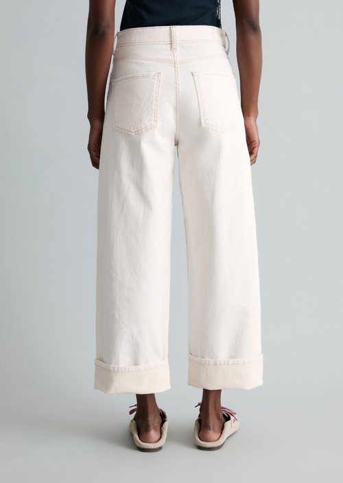 Jeans model Tomma wide — White