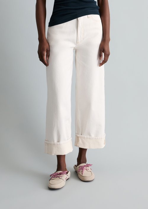 Jeans model Tomma wide — White