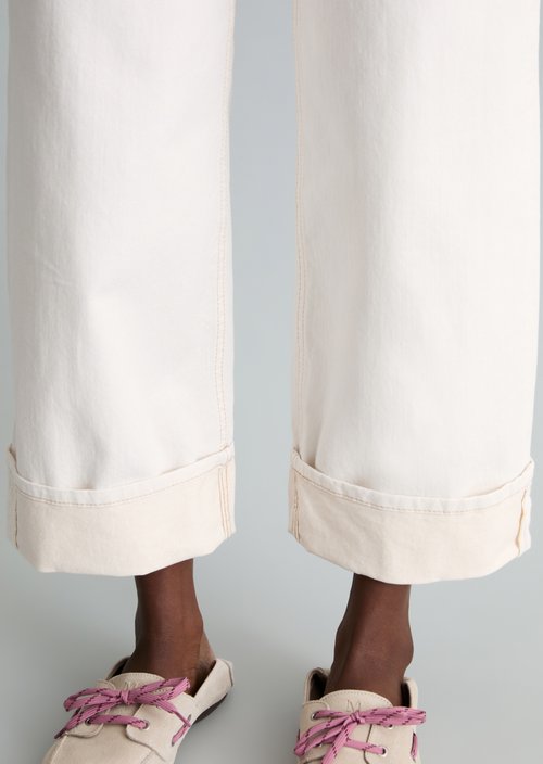 Jeans model Tomma wide — White