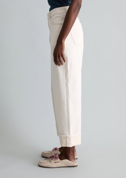 Jeans model Tomma wide — White