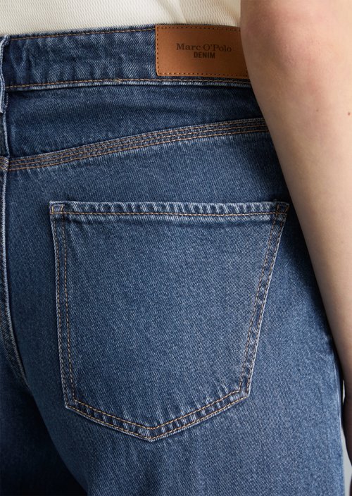 Jeans model Tomma wide cropped — Medium Blue