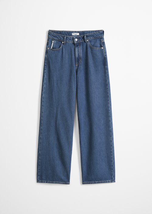 Jeans model Tomma wide cropped — Medium Blue