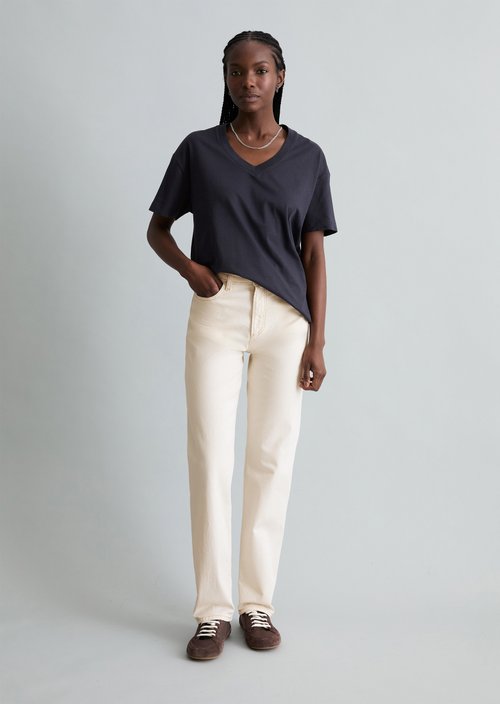 Jeans model Olina straight — White