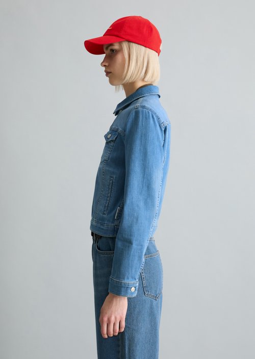 Oversize denim jacket — Bright Blue
