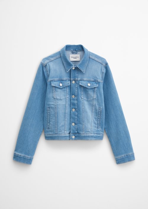 Oversize denim jacket — Bright Blue