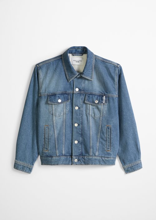 Oversize denim jacket — Medium Blue