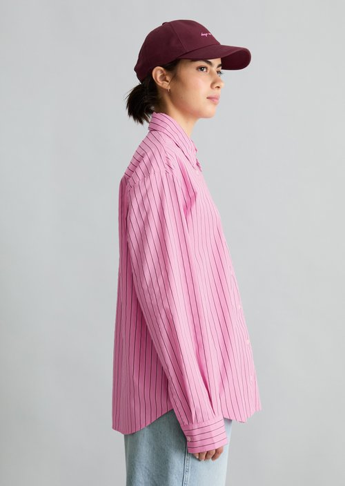 Regular striped blouse — Light Pink