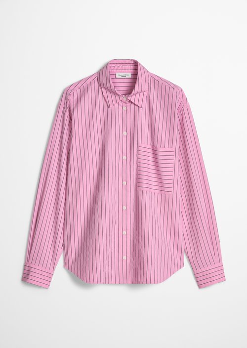 Regular striped blouse — Light Pink