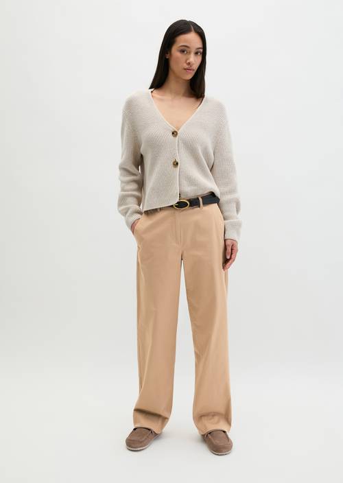 Chino modèle Lande large Salted Caramel en vue de face