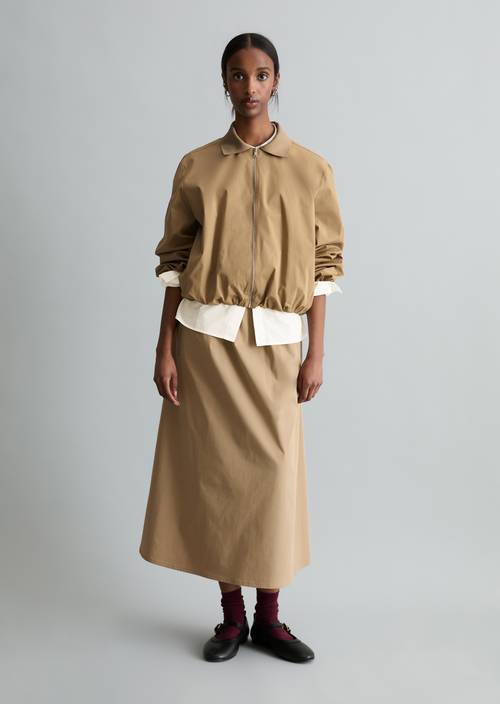 Chaqueta Bubble regular Smoky Pine en vista frontal