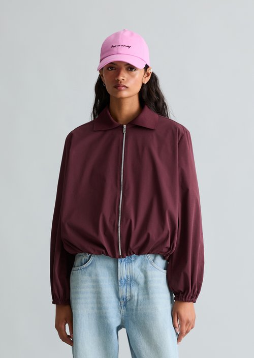Bubble jacket regular — Merlot Red