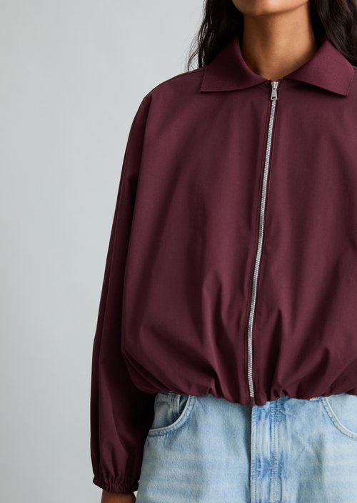 Bubble jacket regular — Merlot Red