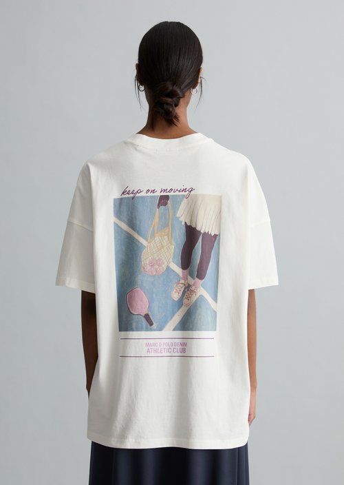 T-shirt oversized — Silky White