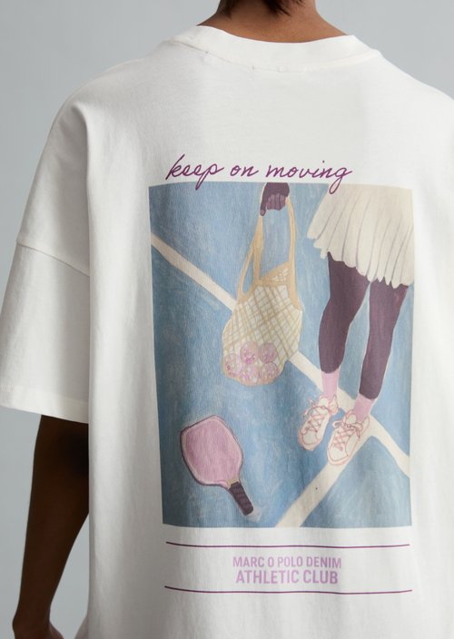 T-shirt oversized — Silky White