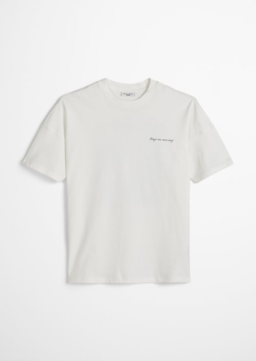 T-shirt oversized — Silky White