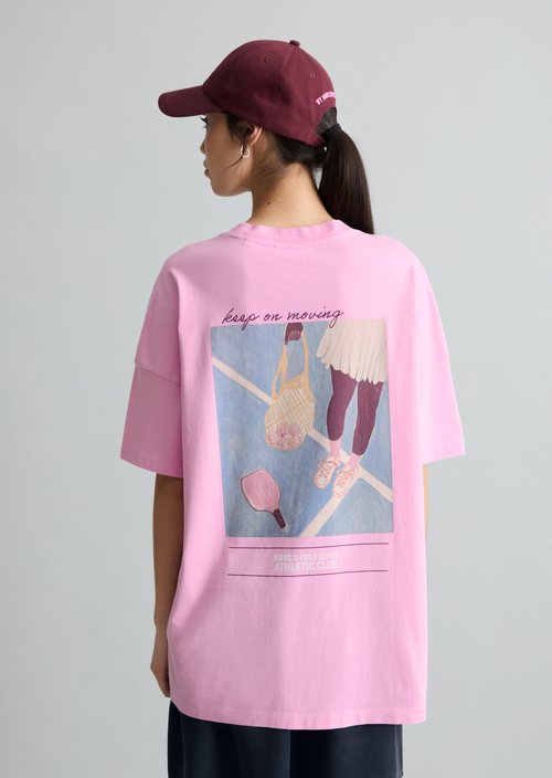 T-shirt oversized — Pale Bubblegum