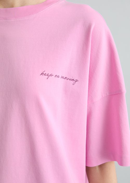 T-shirt oversized — Pale Bubblegum