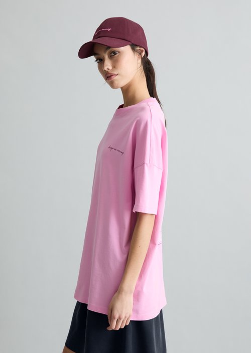 T-shirt oversized — Pale Bubblegum