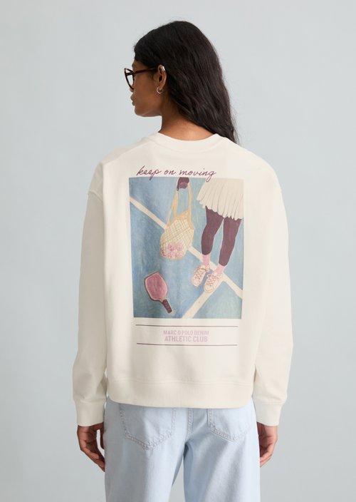 Oversized sweatshirt — Silky White