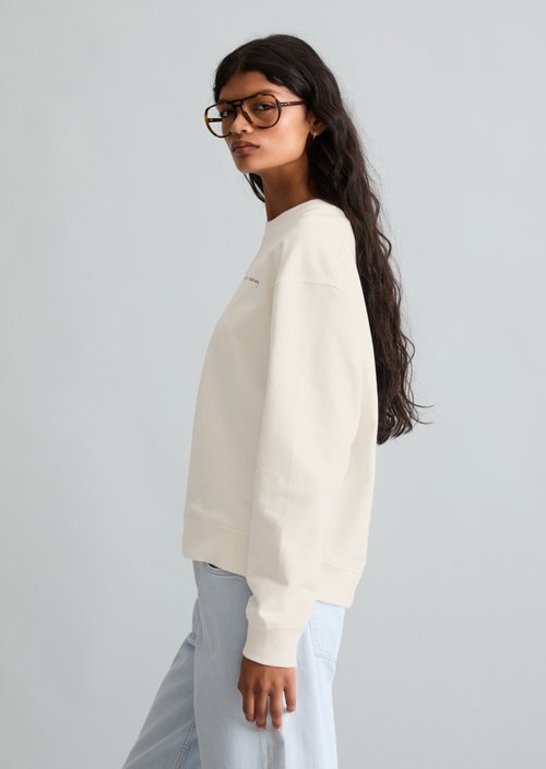 Oversized sweatshirt — Silky White