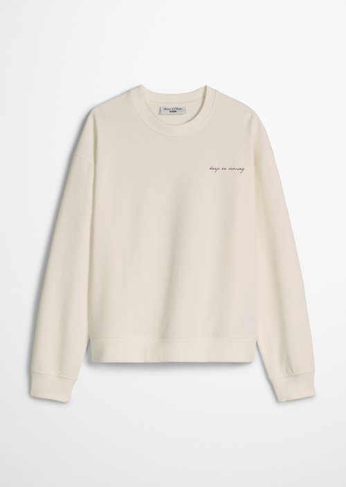 Oversized sweatshirt — Silky White