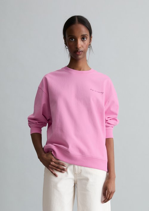 Oversized sweatshirt — Pale Bubblegum