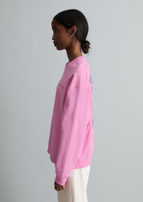 Oversized sweatshirt — Pale Bubblegum